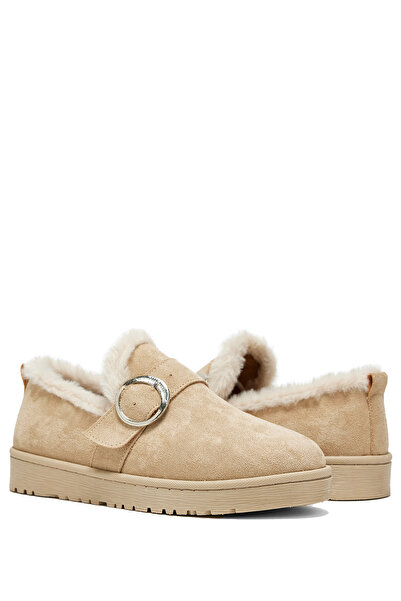 Tonny Black Γυναικείες κοντές μπότες σε μπεζ σουέντ χρώμα με άνετη εφαρμογή κ...