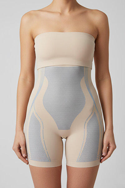 AY'S SHOP ONLİNE Women's Ionizer Long Corset Shorts, Underwire Gathering High...