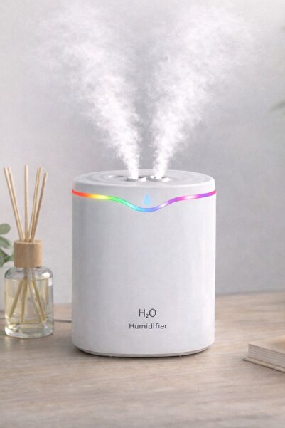 POLYGOLD Büyük 2Litre Hava Nemlendirici Ultrasonik Ortam Nemlendirici Oda Nem...