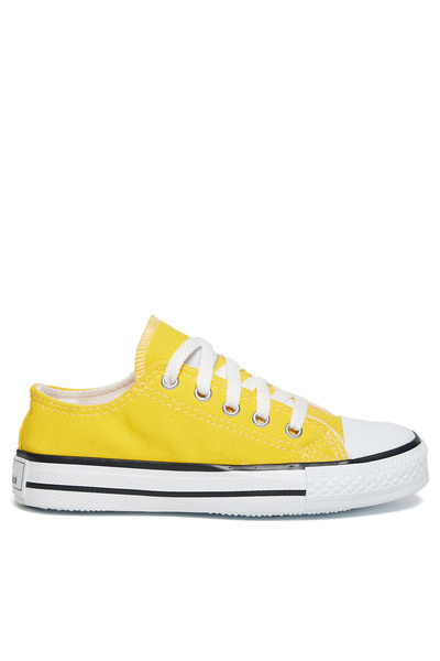 Tonny Black Çocuk Unisex Sarı Rahat Kalip Bağcıklı Spor Ayakkabı