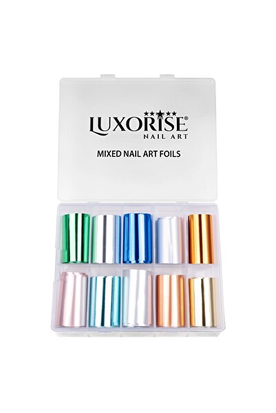 LUXORISE Set of Charming Matte Transfer Foils, 10 pcs