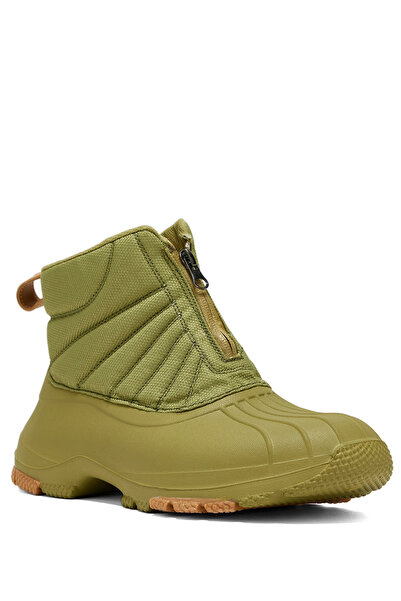 Tonny Black Дамски зелени удобни ботуши с цип