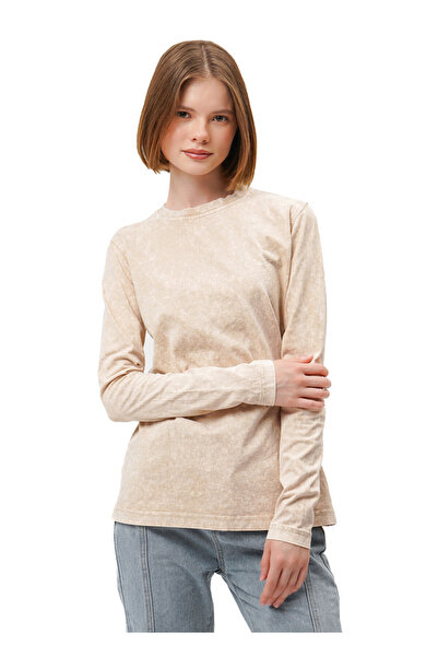 Mod Kids Tricou cu mânecă lungă Damski 100% Bawełna Stonewash Luźny Krój Rozm...