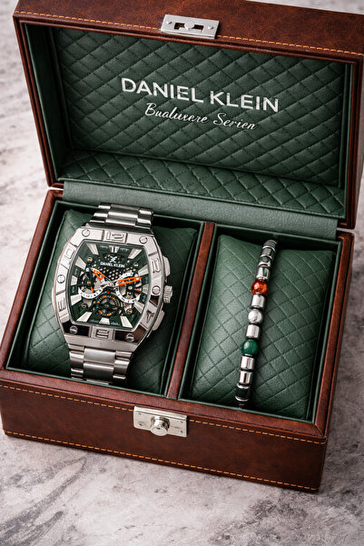 Daniel Klein Orijinal Tüm Fonksiyonları Aktif Marka Kare Erkek Kol Saati Ve B...