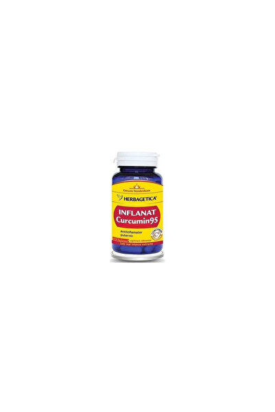 herbagetica Supliment Alimentar Inflanat + Curcumin 95 Herbagetica, 60 capsule
