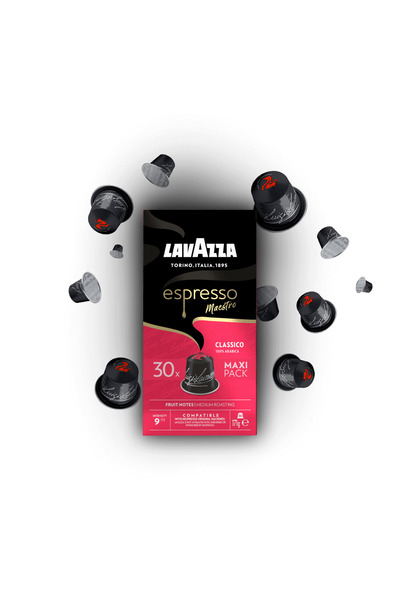 LavAzza Capsule de cafea Espresso Maestro, 30 de capsule, gust autentic