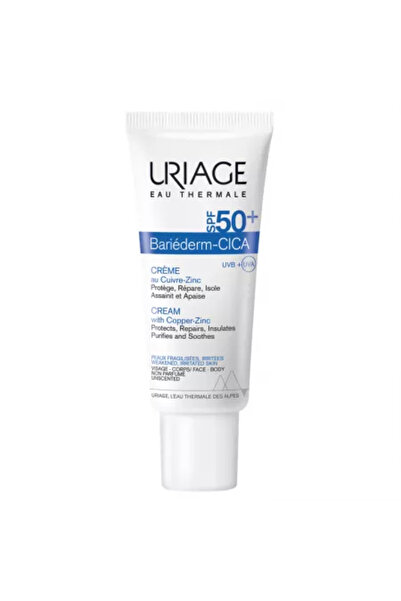 Uriage Bariederm Cica Uriage Repairing Cream with Copper and Zinc SPF 50+