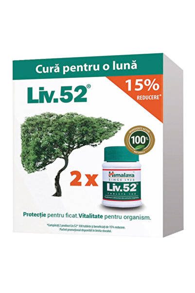 Himalaya Supliment alimentar Liv 52, 2x100 tablete