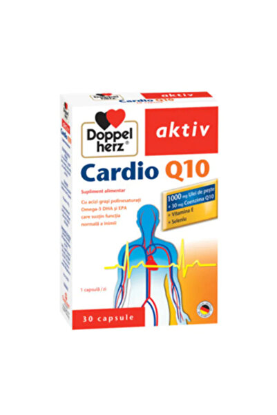 Doppelherz AKTIV CARDIO Supliment alimentar cu Q10, 30 de comprimate