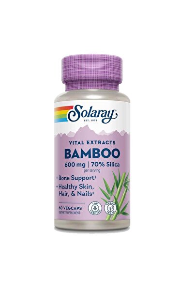 Solaray Bambus (Bambus), Solaray, 60 capsule vegetale