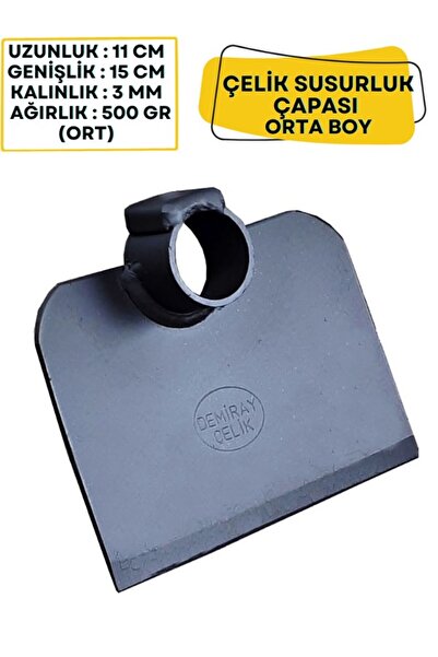 Macrostar Çelik Orta Boy Susurluk Çapa Yarık Açma ve Ot Temizleme Çapası Kazm...