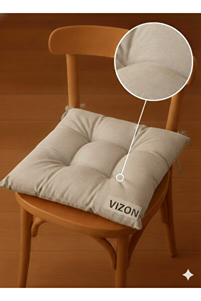 Mirayra Tekstil وسادة كرسي بوفيديك، مع أربطة 40×40