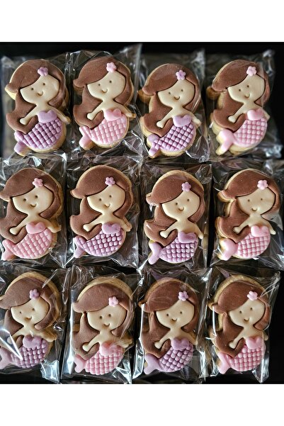Mimosa Bakery Deniz Kızı Şeker Hamurlu Butik Kurabiye-20 Adet