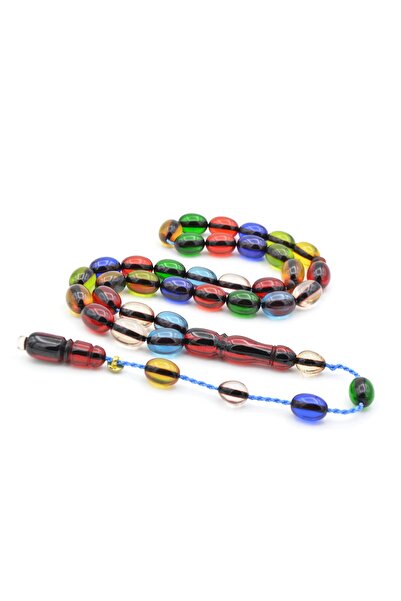 Murty99 Enes Abdo Semnătură Capsulă Tăiată Colorată Strângere Chihlimbar Tesbih