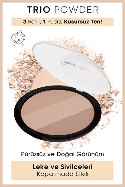 Catherine Arley Üçlü Pudra - Trio Powder 8691167014836