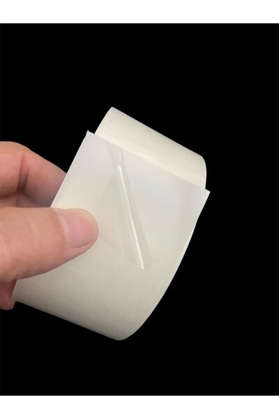 Çankaya Premium Çankaya Square Cut Transparent Adhesive Tape Label 1000 Pieces Roll 5 cm