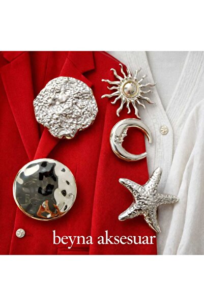 beyna aksesuar Gezegenler Büyük Boy  Gold Renk Düğme,(Kaban,ceket,yelek,elbis...