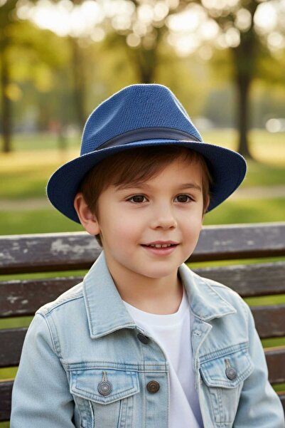 Aware Time قبعة جاكسون كاوبوي فيدورا للأطفال من عمر 3 إلى 6 سنوات للجنسين