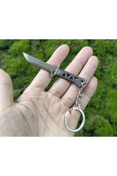 dgnaksesuar Valorant Uzaylı Avcısı Bıçak Metal Mini Figür (ANAHTARLIK) Ve Dek...