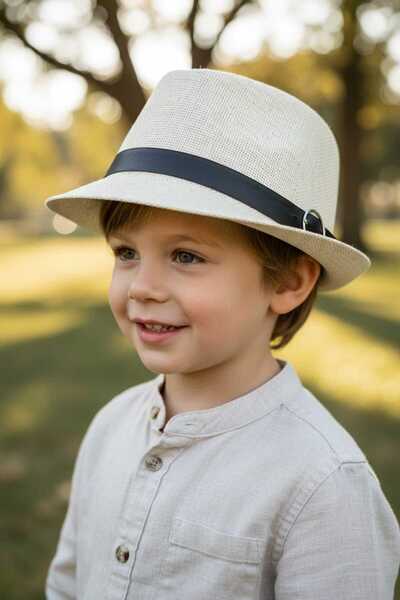 Aware Time 3-6 Yaş Çocuk Unisex Jackson Kovboy Fötr Şapka