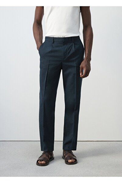 MANGO Man Pantolon .-- delave