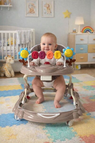 Acr Ciciko Smile Yürüteç Oyuncaklı Sağlam ve Dayanıklı Gövde Yapısı