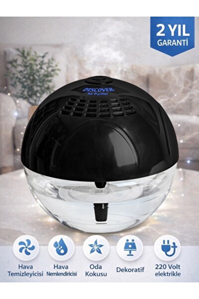 Discover Sihirli Küre Hava Temizleme Makinası Işıksız Siyah
