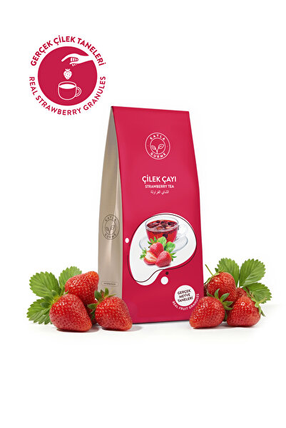 Kayla Gurme Çilek Çayı - Gerçek Çilek Meyve Taneli Çay - 250 g