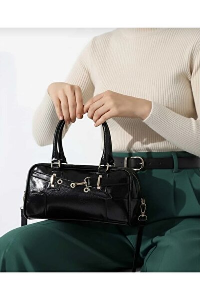 shop حقيبة يد وكتف نسائية سوداء