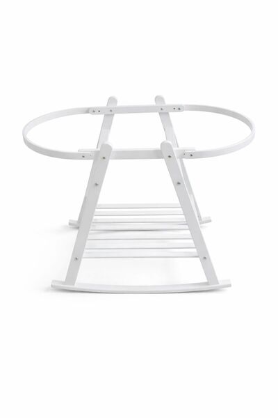 Babycom Beyaz Ahşap Çemberli Izgaralı Stant