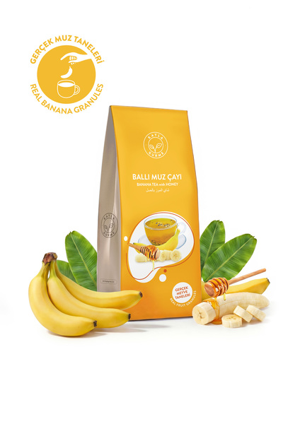 Kayla Gurme Ballı Muz Çayı - Gerçek Muz Meyve Taneli Çay - 250 g