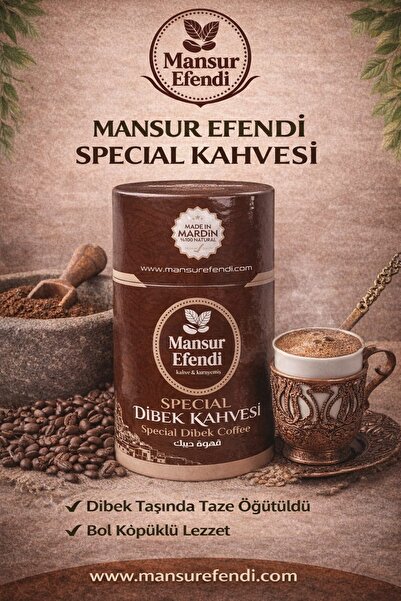 Mansur Efendi Mardin Special Dibek Kahvesi Net 400 gr