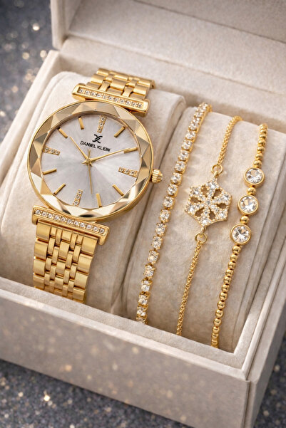 Daniel Klein Brand Original Gold Color 2 Years Warranty Women's Wristwatch - ...