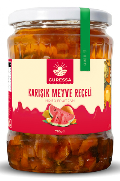 GURESSA Karışık Meyve Reçeli 710 Gr (Kahvaltılık & Gurme Lezzet)