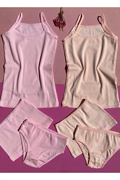 Ahmio Roze i sedefaste Pamuk delove donjeg veša za devojčice - kratke hlače -...