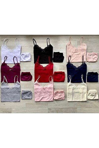 VicTroy Εσώρουχο 9 τεμαχίων με δαντέλα με φιόγκο και λουράκι - Όλα τα χρώματα...