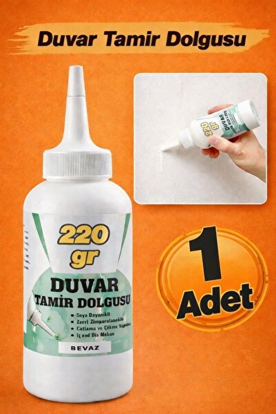 KarapolatYapı Duvar Tamir Dolgu Macunu Beyaz Macun Pratik Hazır Duvar Tamir M...