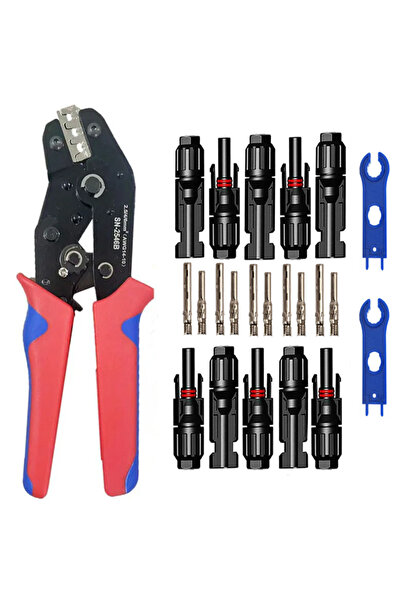 Choice طقم SN-2546B، كماشة تجعيد الأسلاك SN 2546B لموصلات المقابس الشمسية، أد...