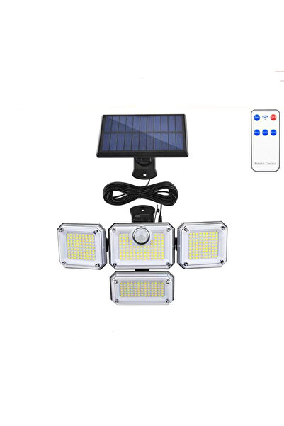 Choice مصباح خارجي مزود بمستشعر حركة، 333 مصباح LED مقسم، يعمل بالطاقة الشمسي...