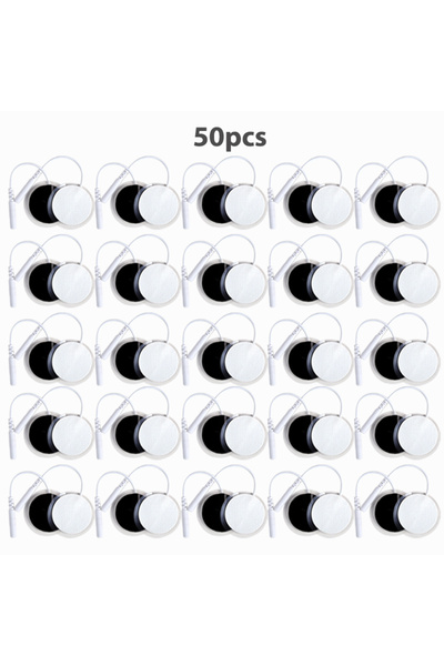 Choice 50 pcs 32mm white 3.2cm Circular White Electrode Pads For Nerve Muscle...