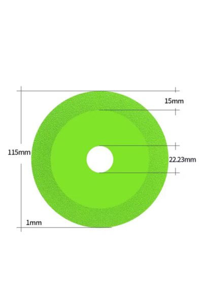 Choice قرص قطع زجاج ماسي 115 مم أو 115/125 مم للرخام والبلاط السيراميكي وشفرة...