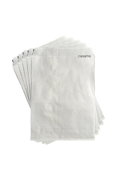 Choice 13x18cm White 100 pcs Kraft Silverware Bags Party Favor Bag Envelopes ...