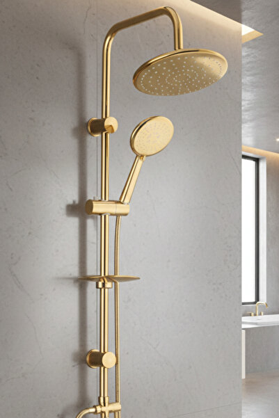 KAREN BANYO Glayor Tepe Duş Yuvarlak, Robot Tepe Duş Seti, Duş Başlığı Takımı...