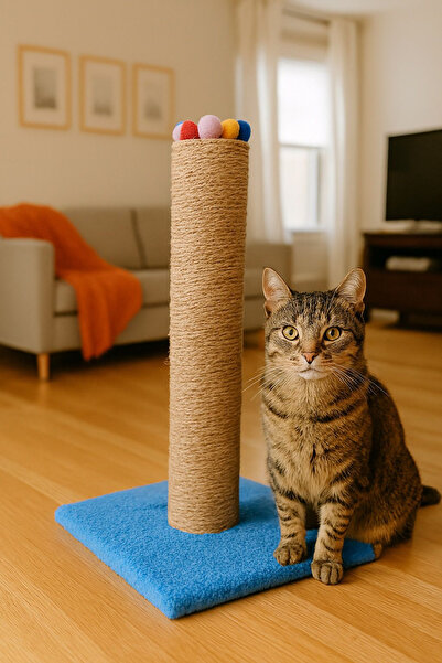 petlocations لوحة خدش للقطط من بيتكوليشن مقاس 42 سم مزينة بالخرز