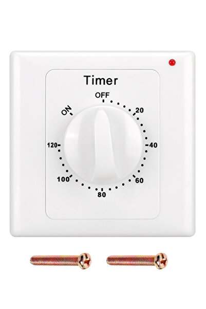 Choice مفتاح مؤقت لمضخة المياه لمدة 120 دقيقة، جهاز تحكم كهربائي منزلي ميكاني...