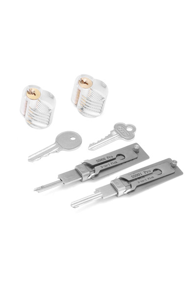 Choice 2pcs SET Lishi 2-in-1 S001 002 SC1 KW1 High Quality Practical Practice...