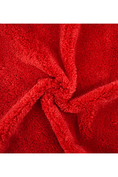 Aslan Online Çift Yüzlü KIRMIZI Welsoft Peluş Kumaş 180 Cm En