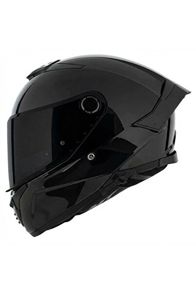 MT Helmets Thunder 4 Gloss Black Kask ŞEFFAF VİZÖRLÜ