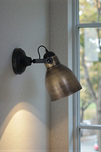 Bamyum Brock Krom Eskitme Aplik Duvar Lambası Modern Otel Restoran Salon Yata...