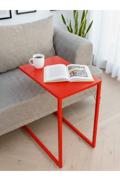 Genel Markalar Kırmızı Metal C Sehpa🟥